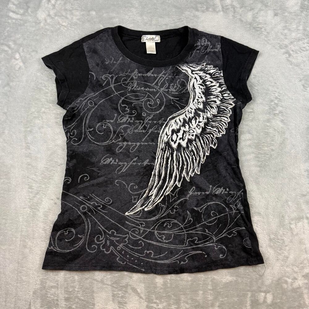 Unbranded Women's Black and Grey T-shirt